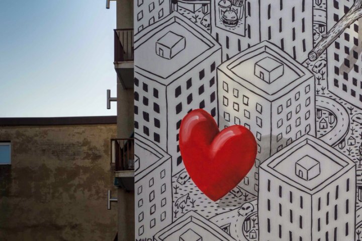 Love seeker, opera di Millo. Giardino delle Culture di Milano