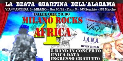 Milano Rocks 4 Africa: concerto gratuito il 27 febbraio