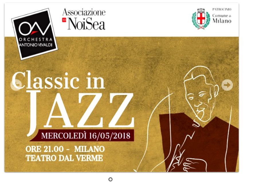 L'Orchestra Antonio Vivaldi per Telethon a "Classic in Jazz"