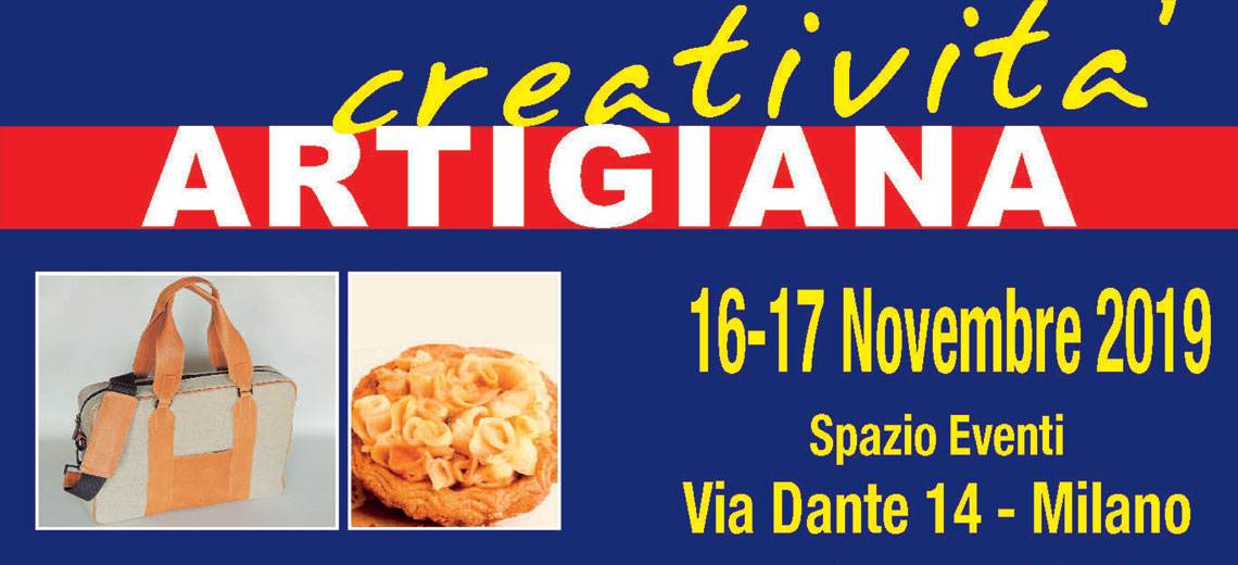 Sabato 16 e domenica 17 novembre Creatività Artigiana in via Dante 14 a Milano