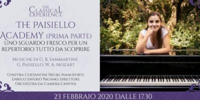 Domenica 23 febbraio a Milano: The Paisiello Academy - Parte prima