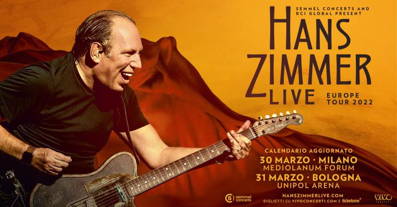 A marzo 2022 il live di Hans Zimmer al Mediolanum Forum di Milano
