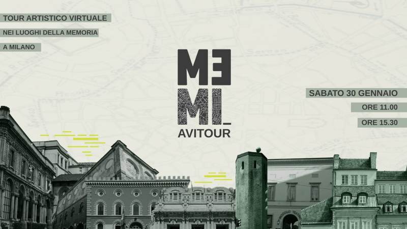 Sabato 30 gennaio il MEMI Artistic Virtual Tour - Tour artistico virtuale nei luoghi della Memoria a Milano