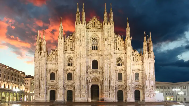 visite alle terrazze del Duomo di Milano al tramonto