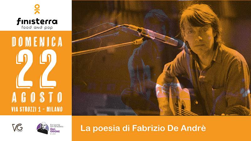 Domenica 22 agosto, cosa fare a Milano: tributo a Fabrizio De Andrè al Finisterra Village