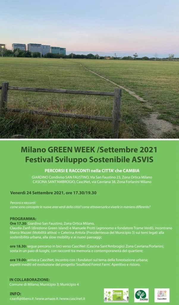 Milano Green Week - Percorsi e racconti nella città che cambia