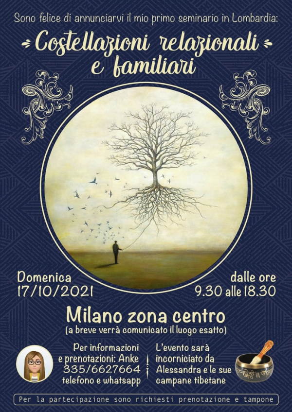 Costellazioni relazionali e familiari: seminario in centro a Milano