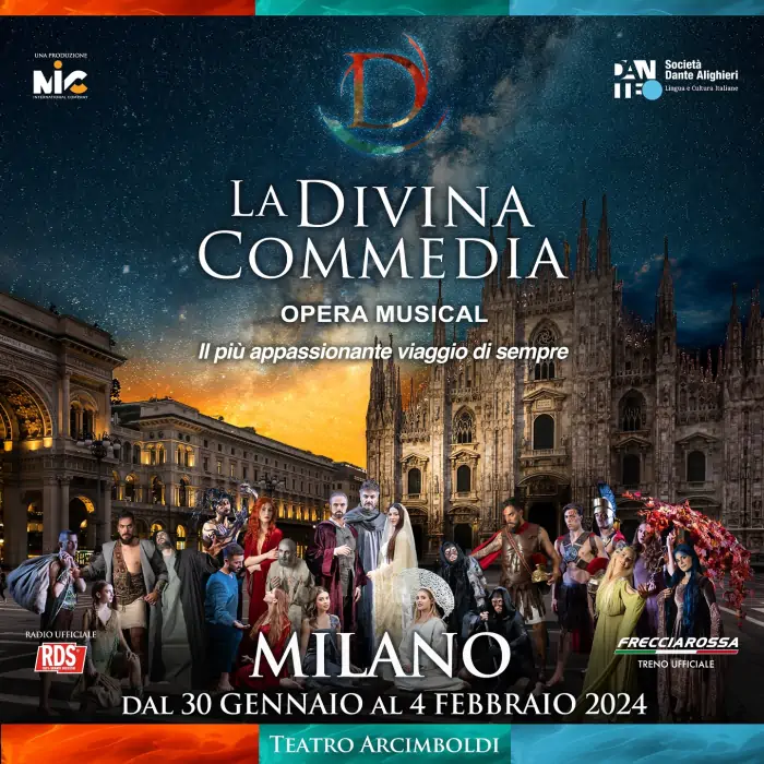 La Divina Commedia Opera Musical a Milano: date tour 2024