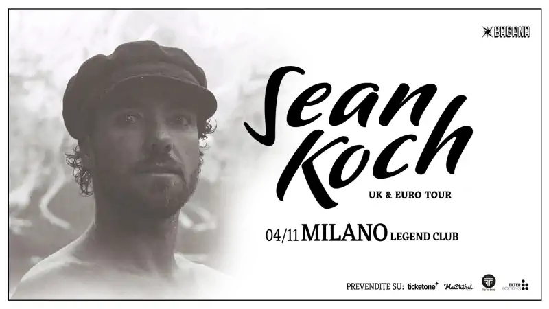 SEAN KOCH in concerto al Legend Club Milano, lunedì 4 novembre 2024