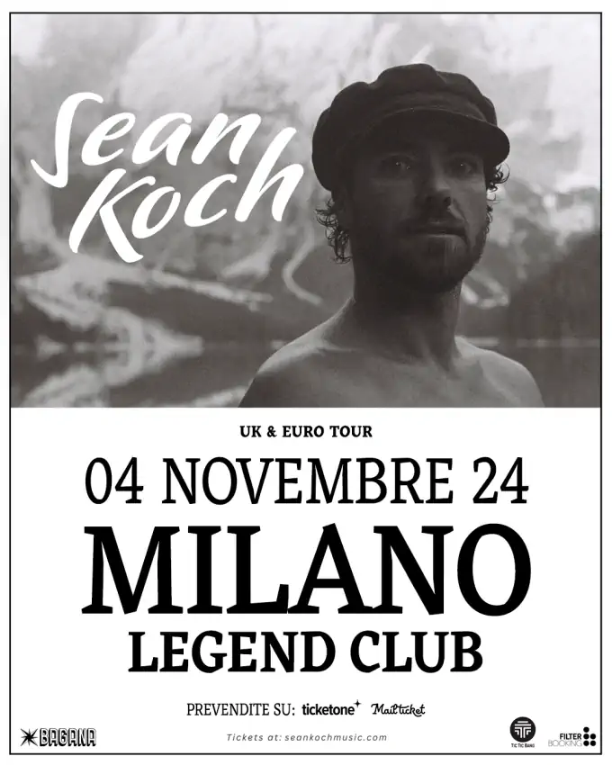 SEAN KOCH in concerto al Legend Club Milano, lunedì 4 novembre 2024