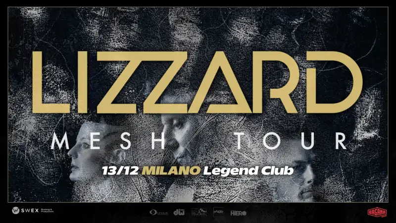 Lizzard in concerto al Legend Club Milano, venerdì 13 dicembre 2024