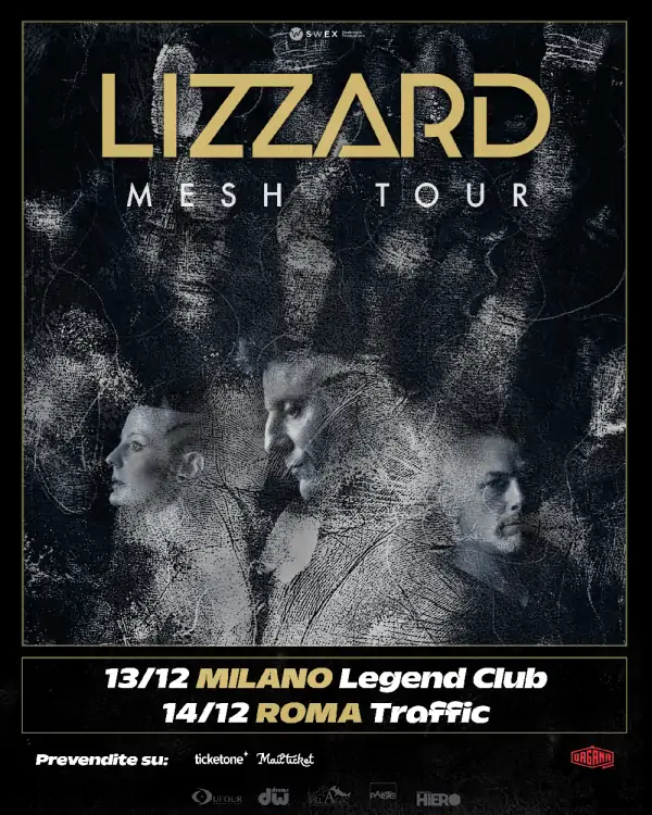 Lizzard in concerto al Legend Club Milano per il Mesh Tour 2024