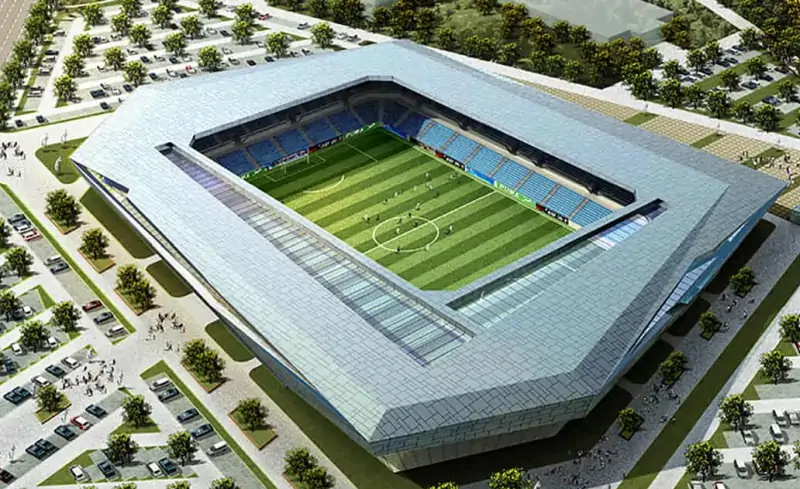 Progetto stadio Raptors FC in Cina