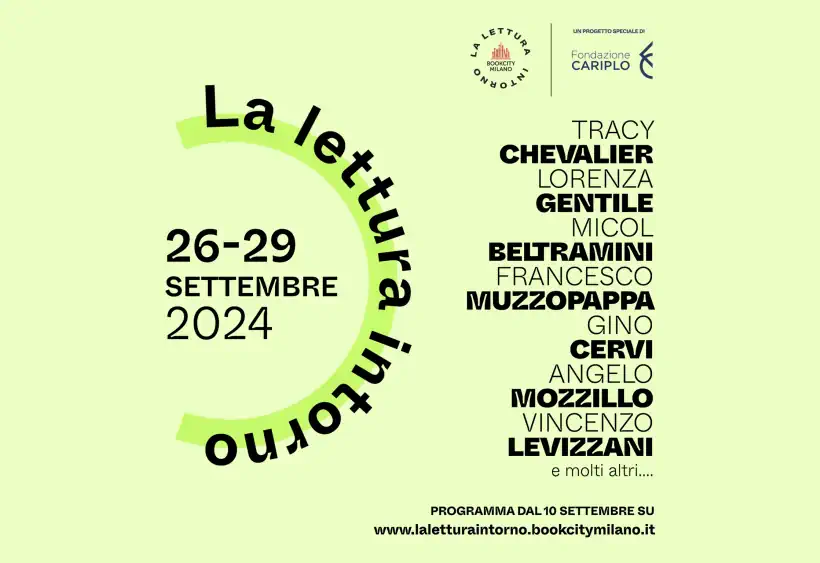 La lettura intorno, BookCity tutto l'anno a Milano: programma eventi dal 26 al 29 settembre 2024