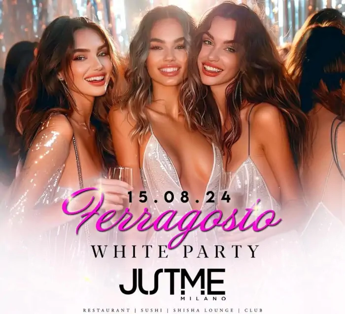 White Party di Ferragosto al Just Cavalli Milano con aperitivo, DJ set e salita in Torre Branca offerta