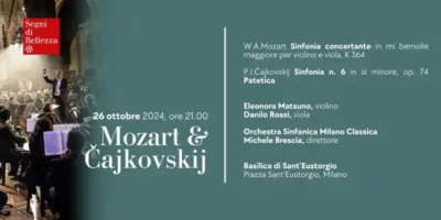 Segni di Bellezza 2024: concerto MOZART e CAJKOVSKIJ a Milano