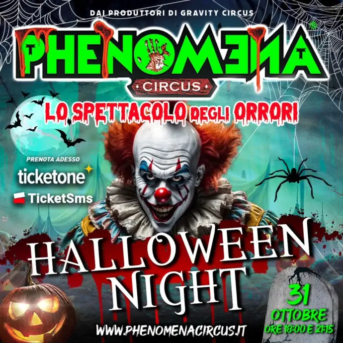 Phenomena Circus Halloween Show a Milano Idroscalo