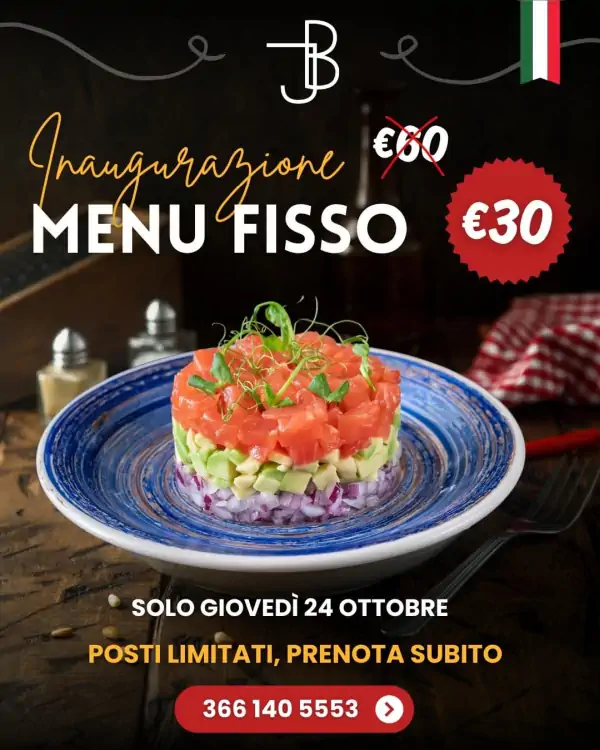 Inaugurazione Ristorante Jubilee con menù speciale