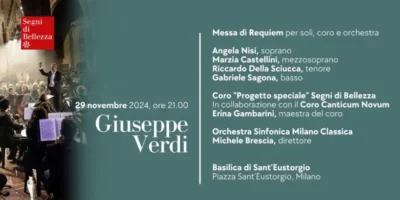 Segni di Bellezza 2024: concerto Giuseppe Verdi a Milano