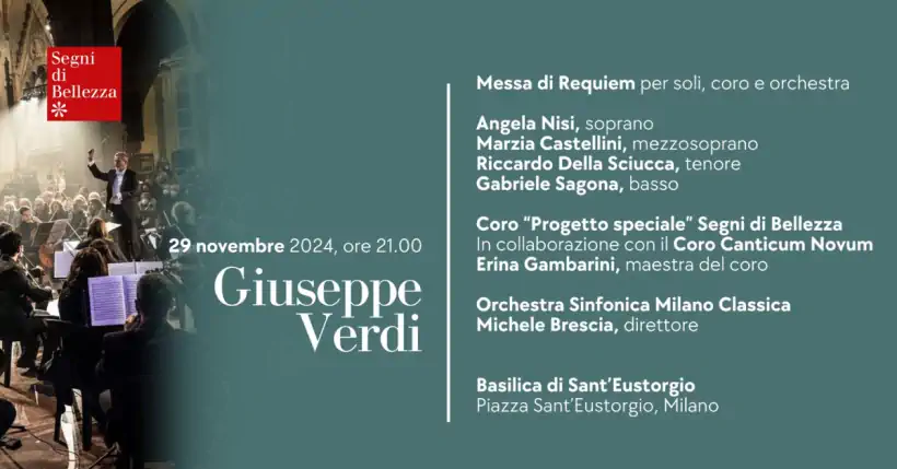 Segni di Bellezza 2024: concerto Giuseppe Verdi a Milano