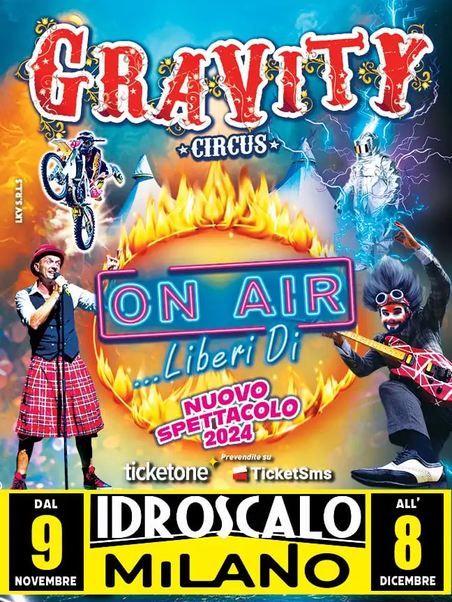 Gravity Circus: a Milano Idroscalo il circo più spericolato del mondo