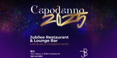 Capodanno 2025: cenone, live DJ Set e show al Jubilee Restaurant di Corbetta