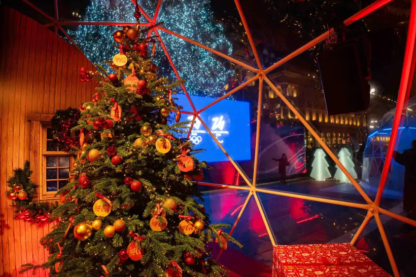 Villaggio di Natale Coca Cola in Piazza Duomo a Milano a Milano