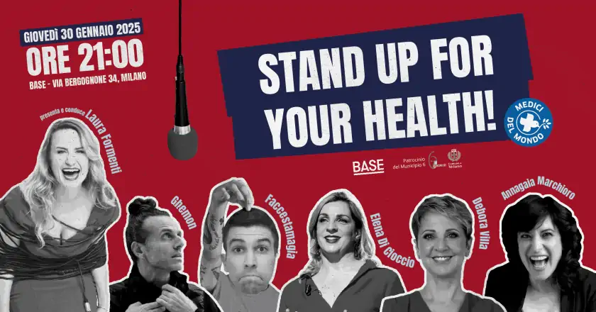 Medici del mondo: evento a Milano Stand Up For Your Health!