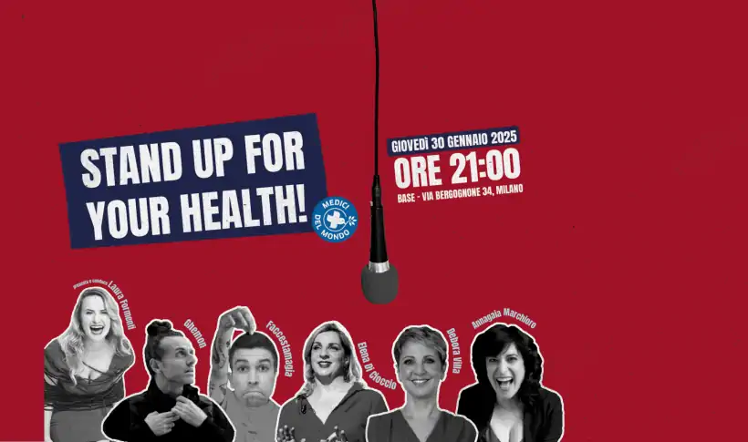 Medici del mondo: evento a Milano Stand Up For Your Health!