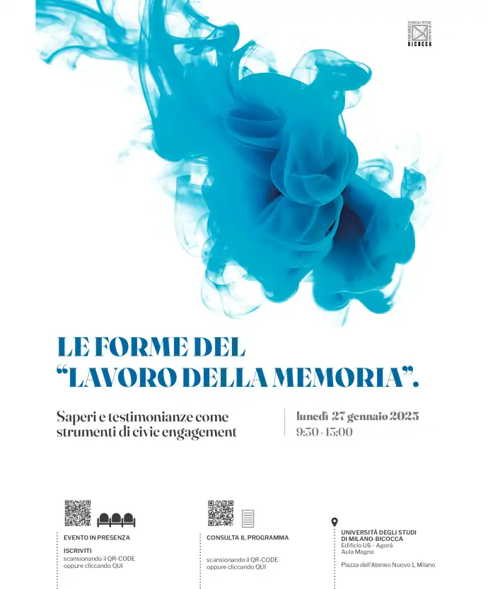 Giornata della Memoria 2025: convegno in Università di Milano-Bicocca