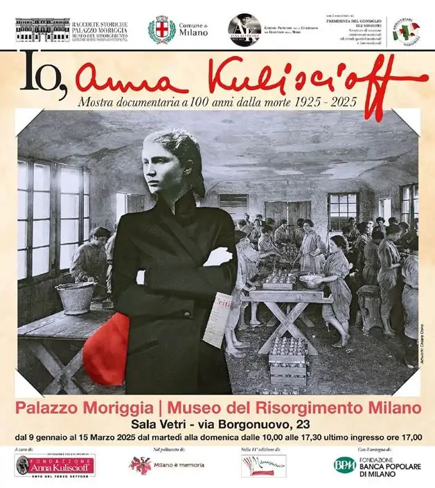 Mostra Io, Anna Kuliscioff a Palazzo Moriggia