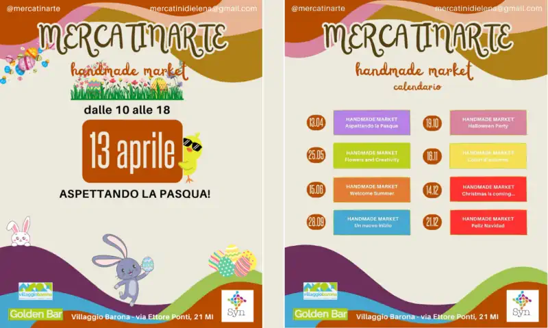 MercatInArte handmade market al Villaggio Barona di Milano