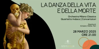 Monte Rosa 91 ospita il concerto LA DANZA DELLA VITA E DELLA MORTE con Orchestra Milano Classica