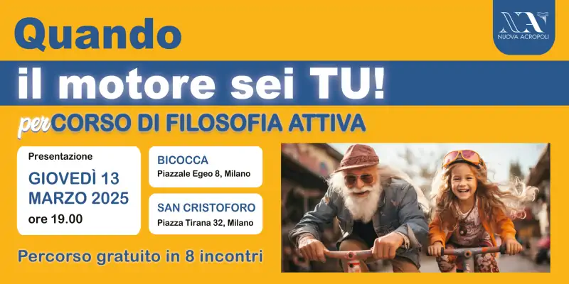 A Milano il perCorso gratuito di Filosofia Attiva a cura di Nuova Acropoli Italia